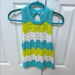 525 America Multicolor Knit Sleeveless Top